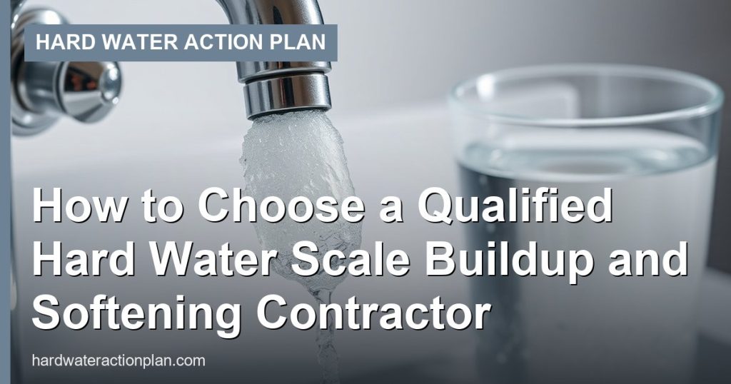 How to Choose a Qualified Hard Water Scale Buildup and Softening Contractor
