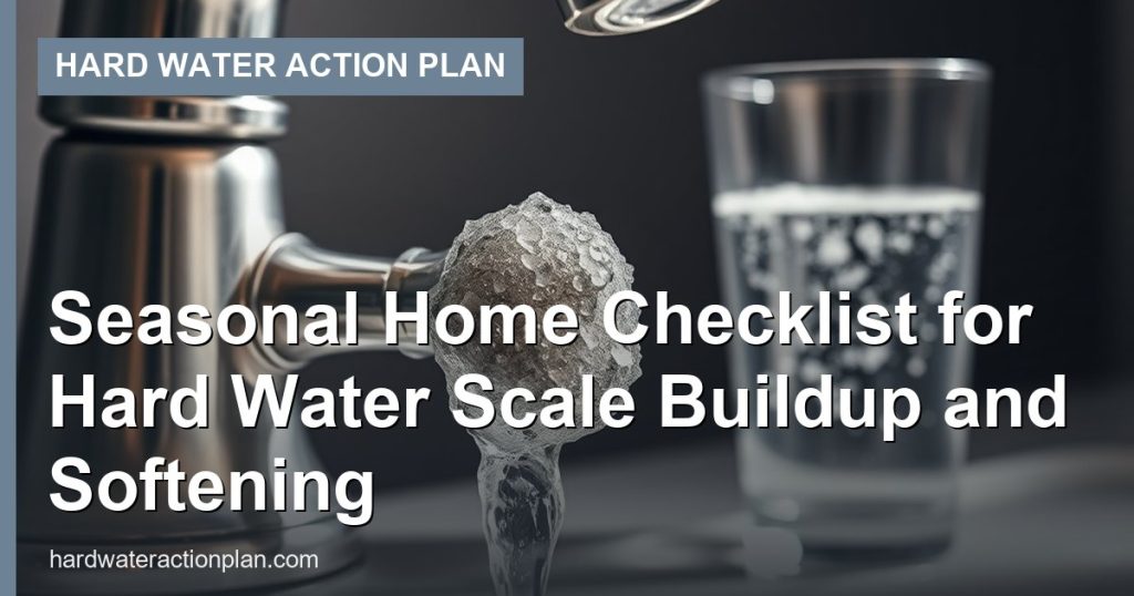 Seasonal Home Checklist for Hard Water Scale Buildup and Softening