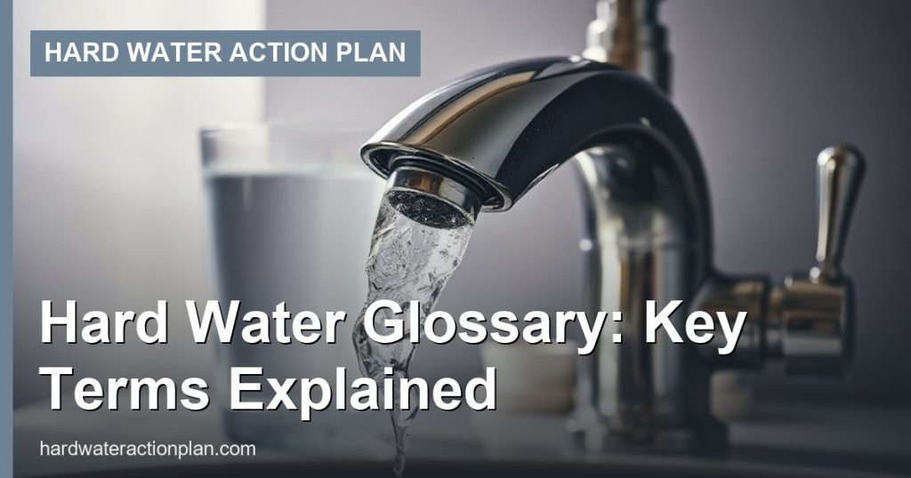 Hard Water Glossary: Key Terms Explained - Hard Water Action Plan