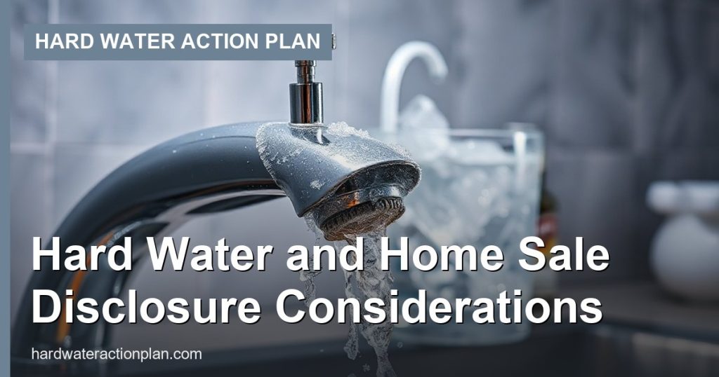 Hard Water and Home Sale Disclosure Considerations - Hard Water Action Plan