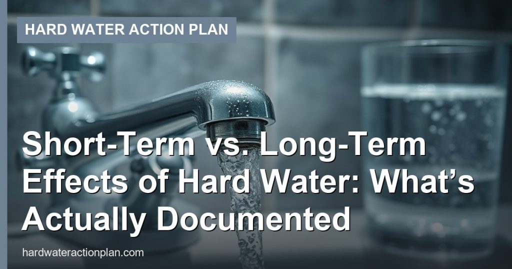 Short-Term vs. Long-Term Effects of Hard Water: What’s Actually Documented - Hard Water Action Plan