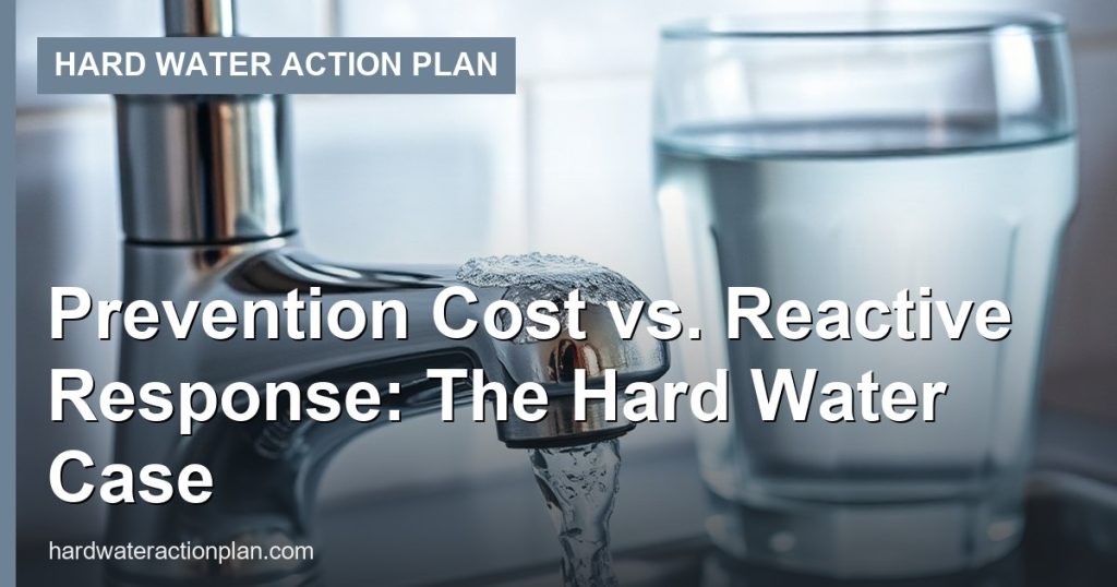 Prevention Cost vs. Reactive Response: The Hard Water Case - Hard Water Action Plan