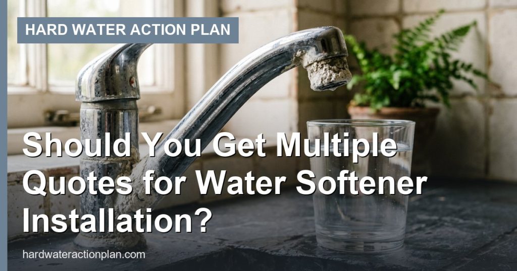 Should You Get Multiple Quotes for Water Softener Installation? - Hard Water Action Plan